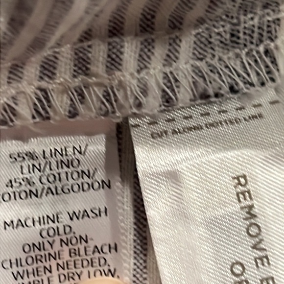 Lou & Grey Linen Blend Dress Size 12 - Picture 5 of 6